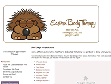 Tablet Screenshot of ebtherapy.com